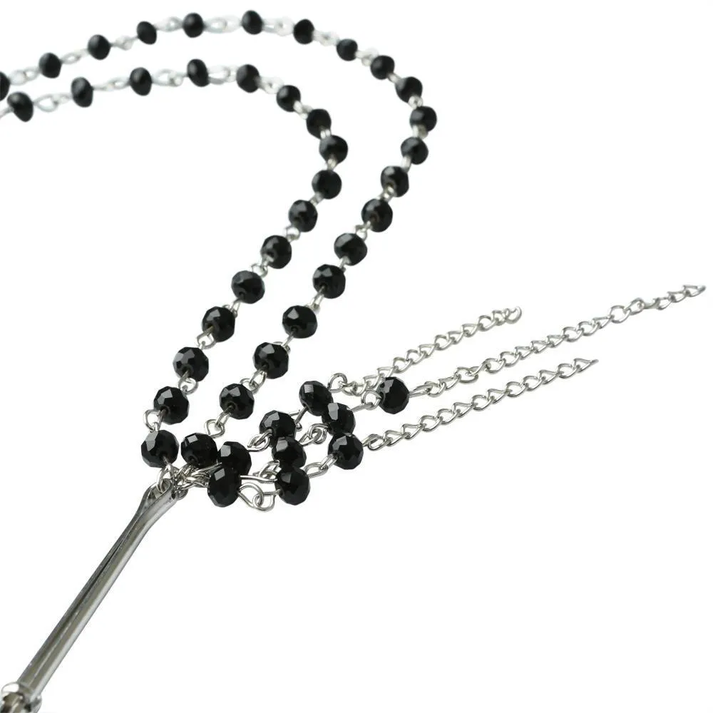 Sportsheets Black Jeweled Nipple Clips