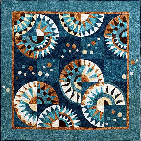 Summer on the Delta MGDS62-538 Batik Quilt Kit