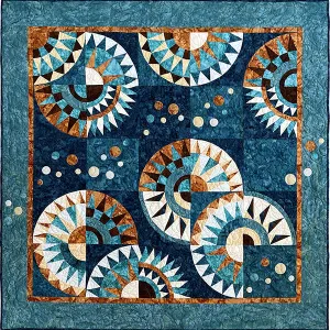 Summer on the Delta MGDS62-538 Batik Quilt Kit
