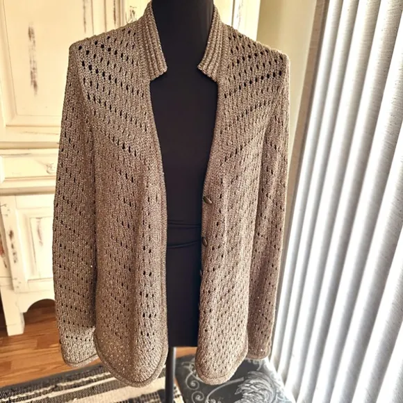 SUNDANCE Open Weave Sweater