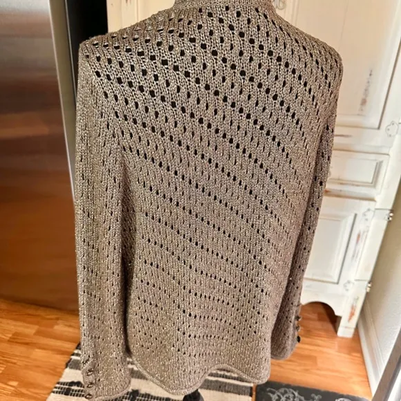 SUNDANCE Open Weave Sweater