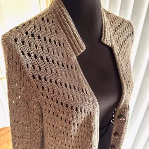 SUNDANCE Open Weave Sweater