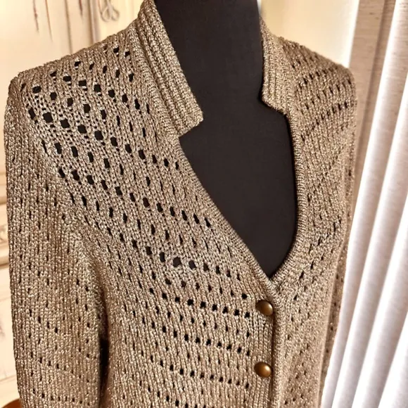SUNDANCE Open Weave Sweater