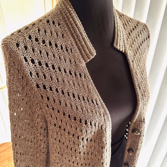 SUNDANCE Open Weave Sweater