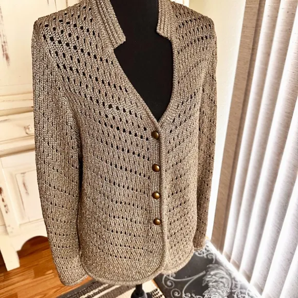 SUNDANCE Open Weave Sweater