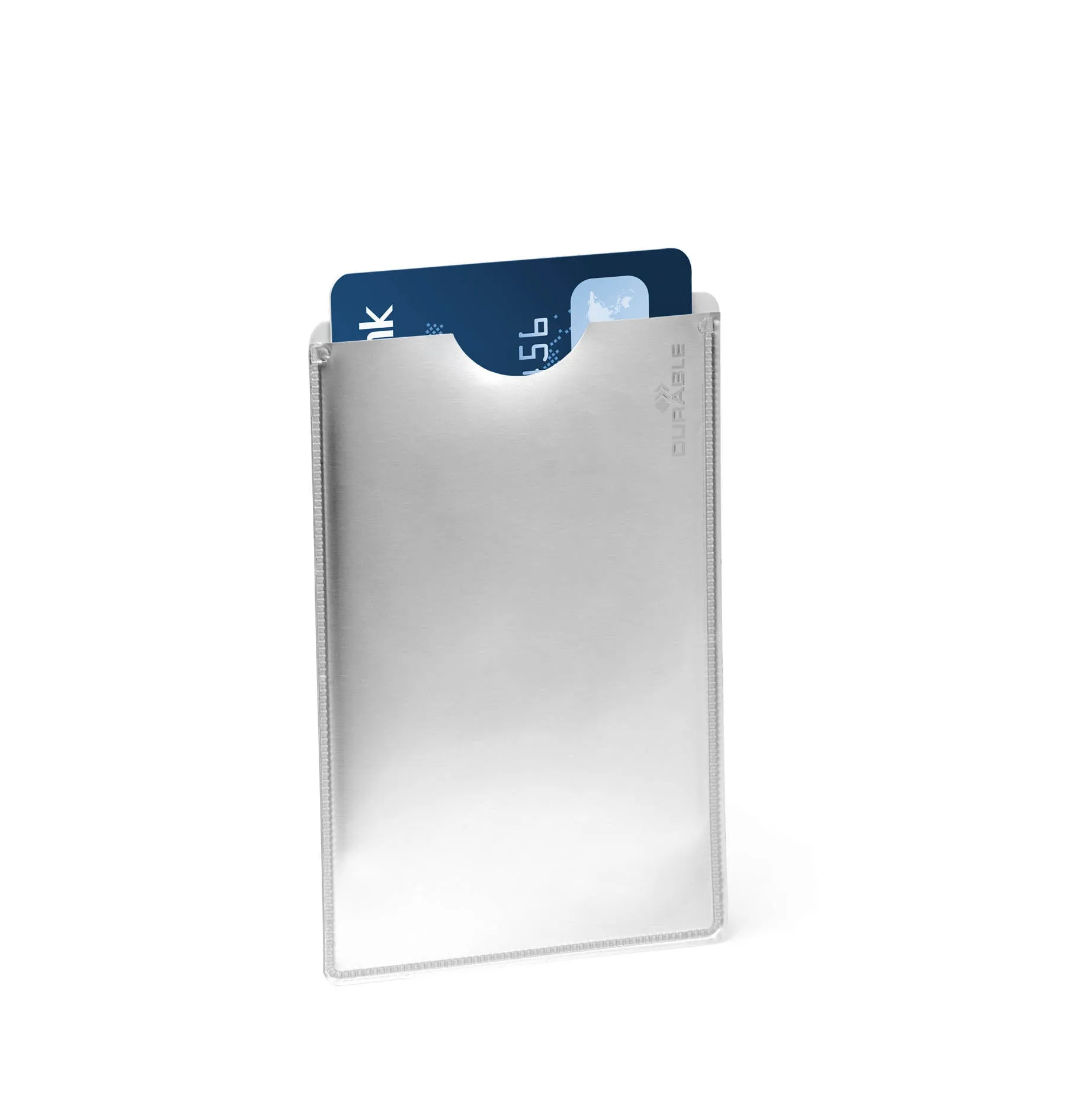 Tasca Porta Carte di Credito RFID SECURE Durable Argento