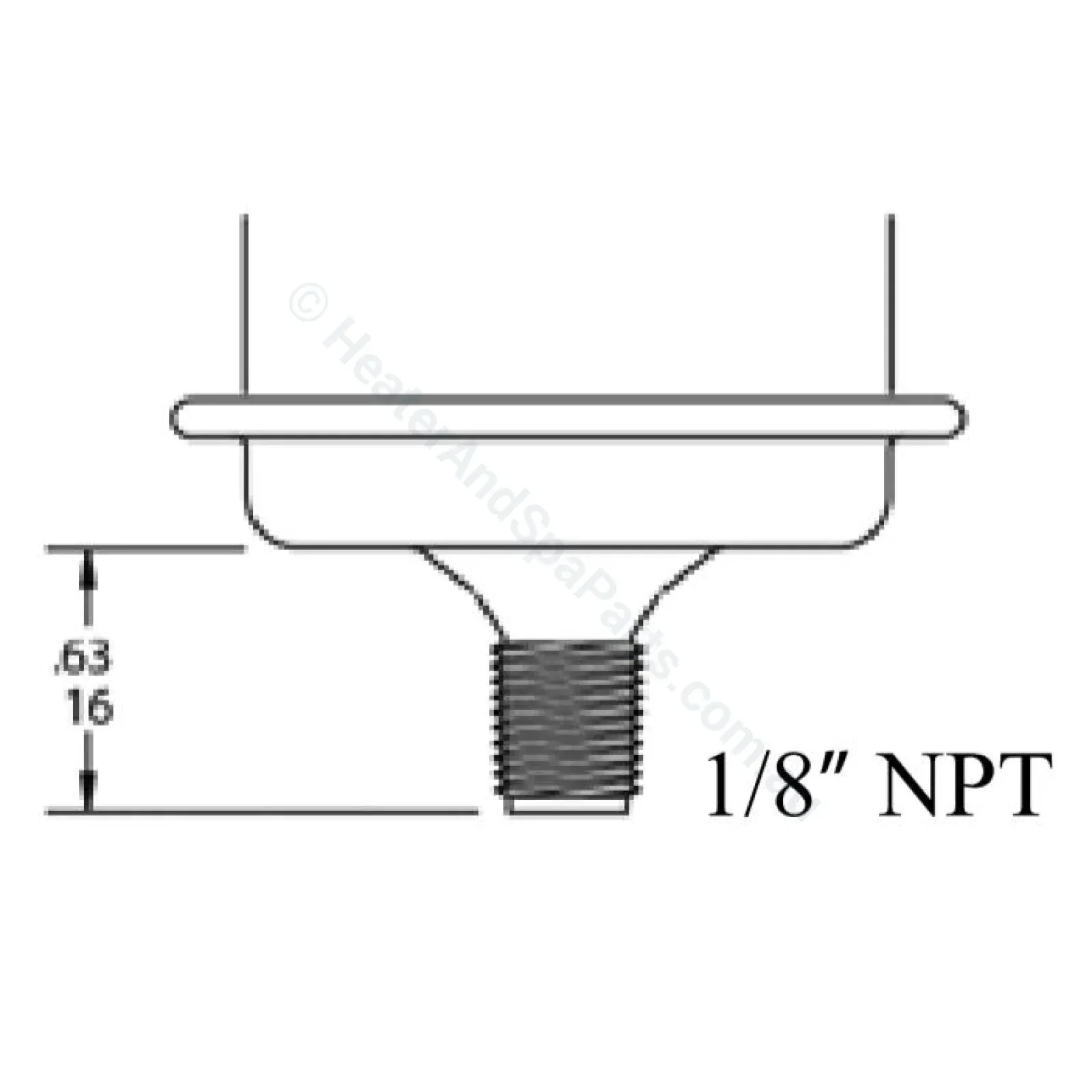 Tecmark & Hydroquip Water Pressure Switch - Zodiac Astralpool Pentair Raypak and Others