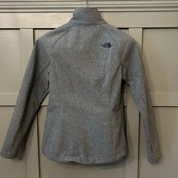 The North Face Apex Bionic Soft Shell Jacket Full Zip Gray Women's Size Small