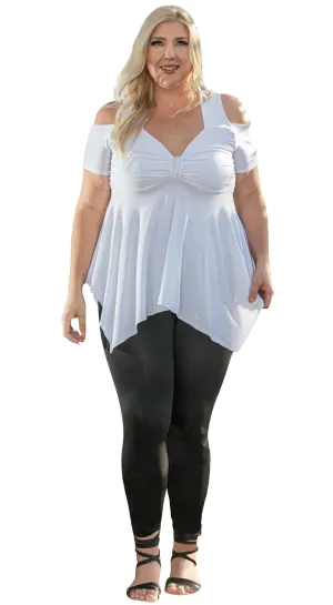 The Snow White Sexy Shoulders Top