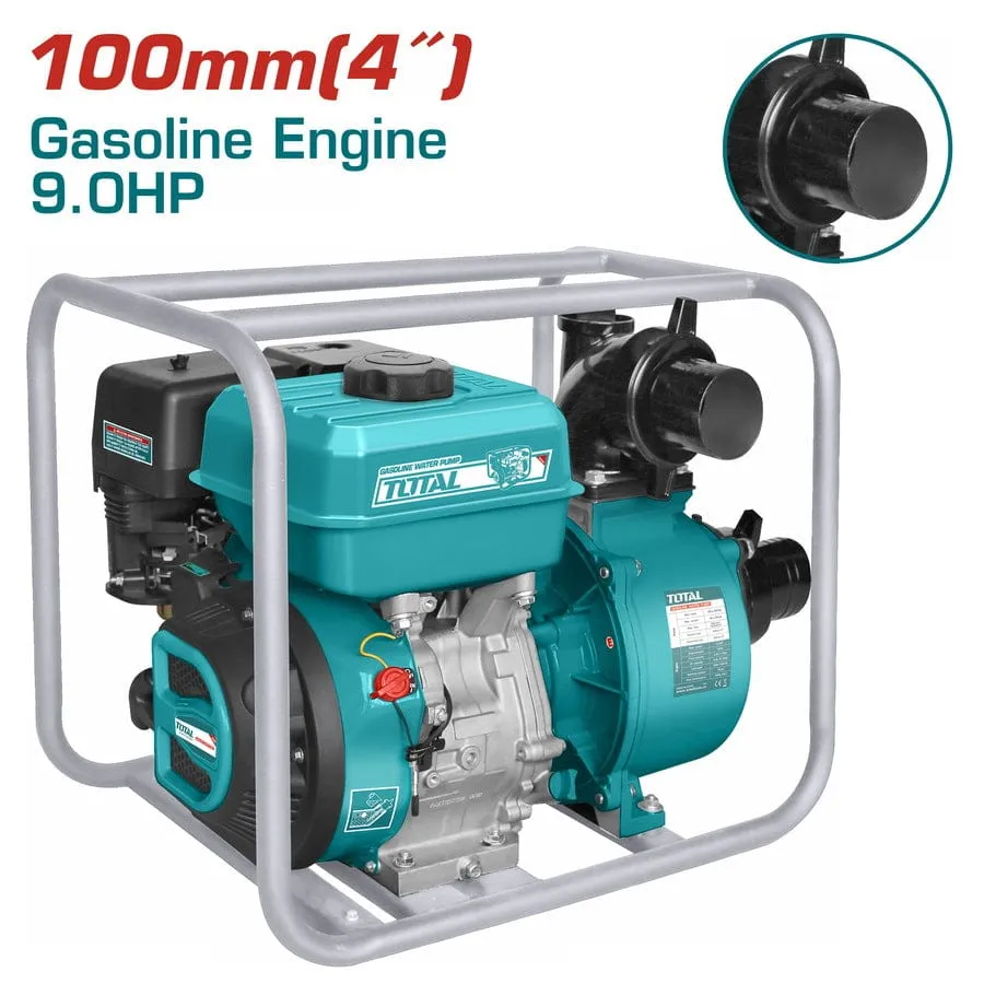 Total 4″ Gasoline Water Pump 9.0HP - TP3401