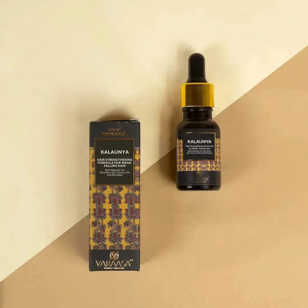 Travel-Size Kalaunya Hair Strengthening Formula For Weak, Falling Hair