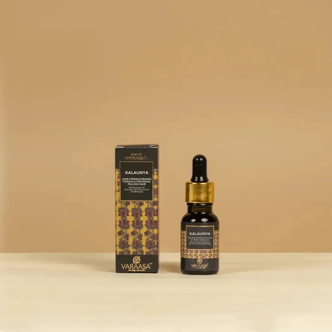 Travel-Size Kalaunya Hair Strengthening Formula For Weak, Falling Hair