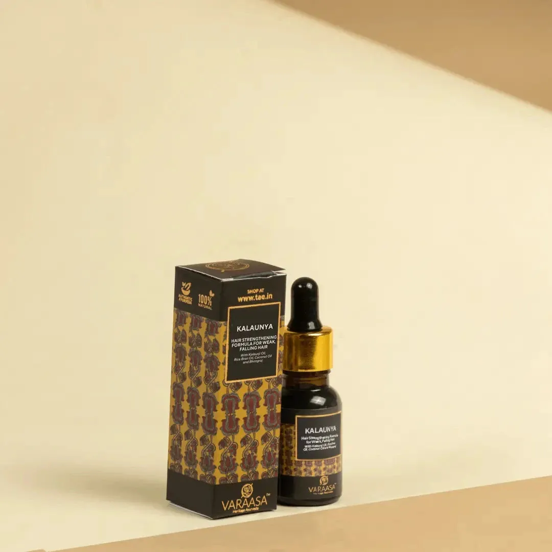 Travel-Size Kalaunya Hair Strengthening Formula For Weak, Falling Hair