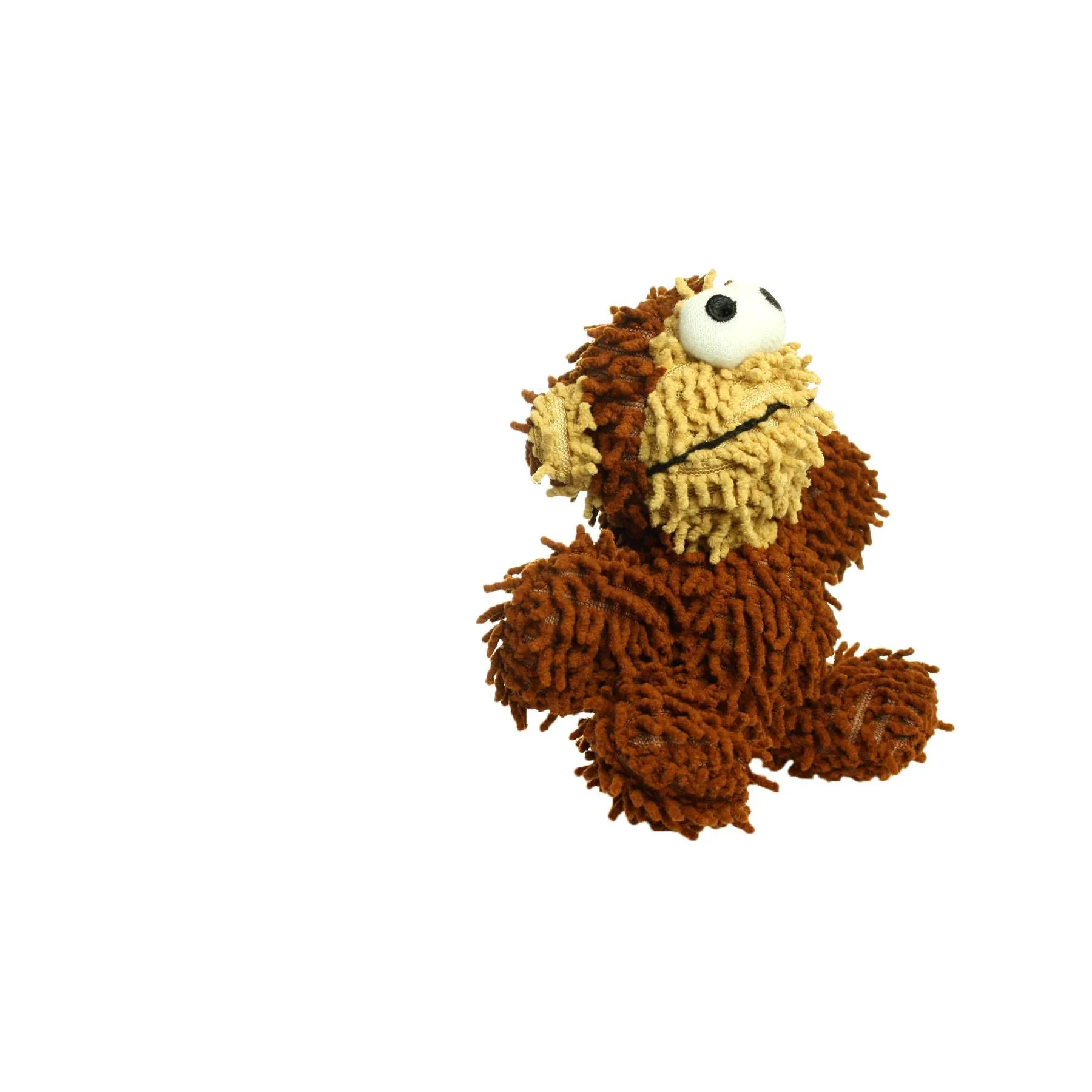 Tuffy Dog Toys - VIP Products - Mighty Jr Microfiber Ball Monkey, Durable, Squeaky Dog Toy