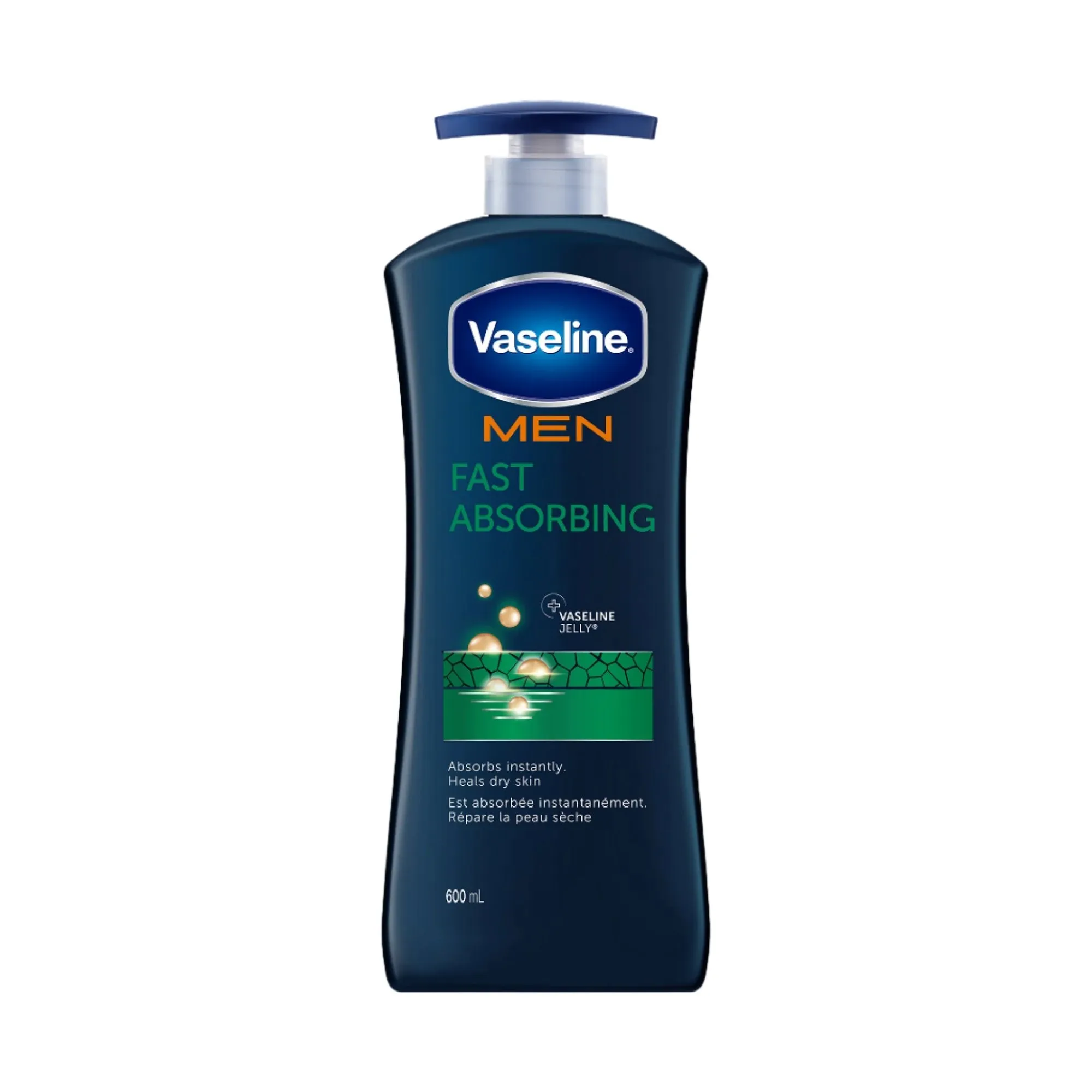 Vaseline Men Fast Absorbing Lotion 600mL