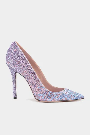 Very Satin Pump 105 in Light Amethyst