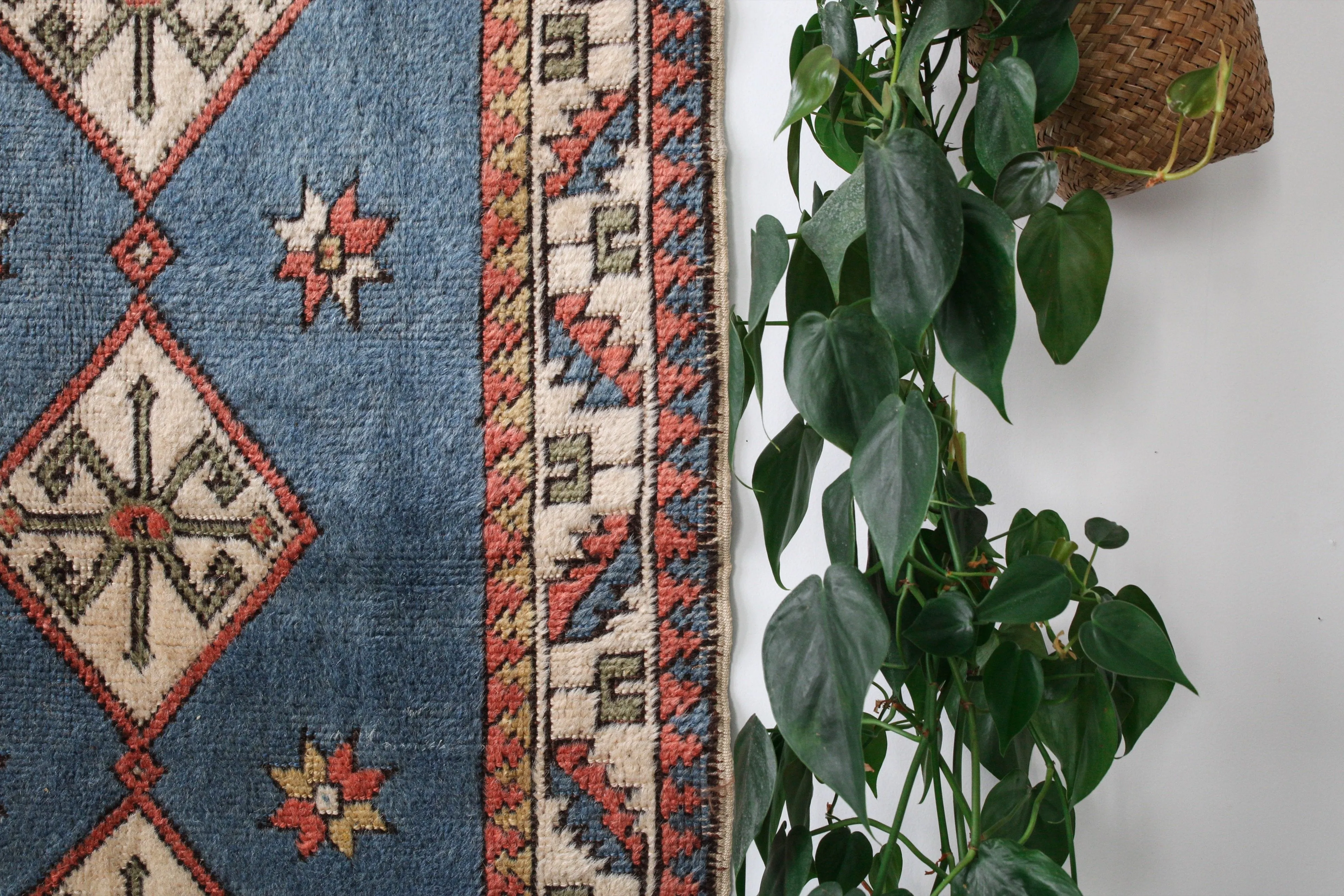 Vintage Turkish Kars Kazak Runner Rug