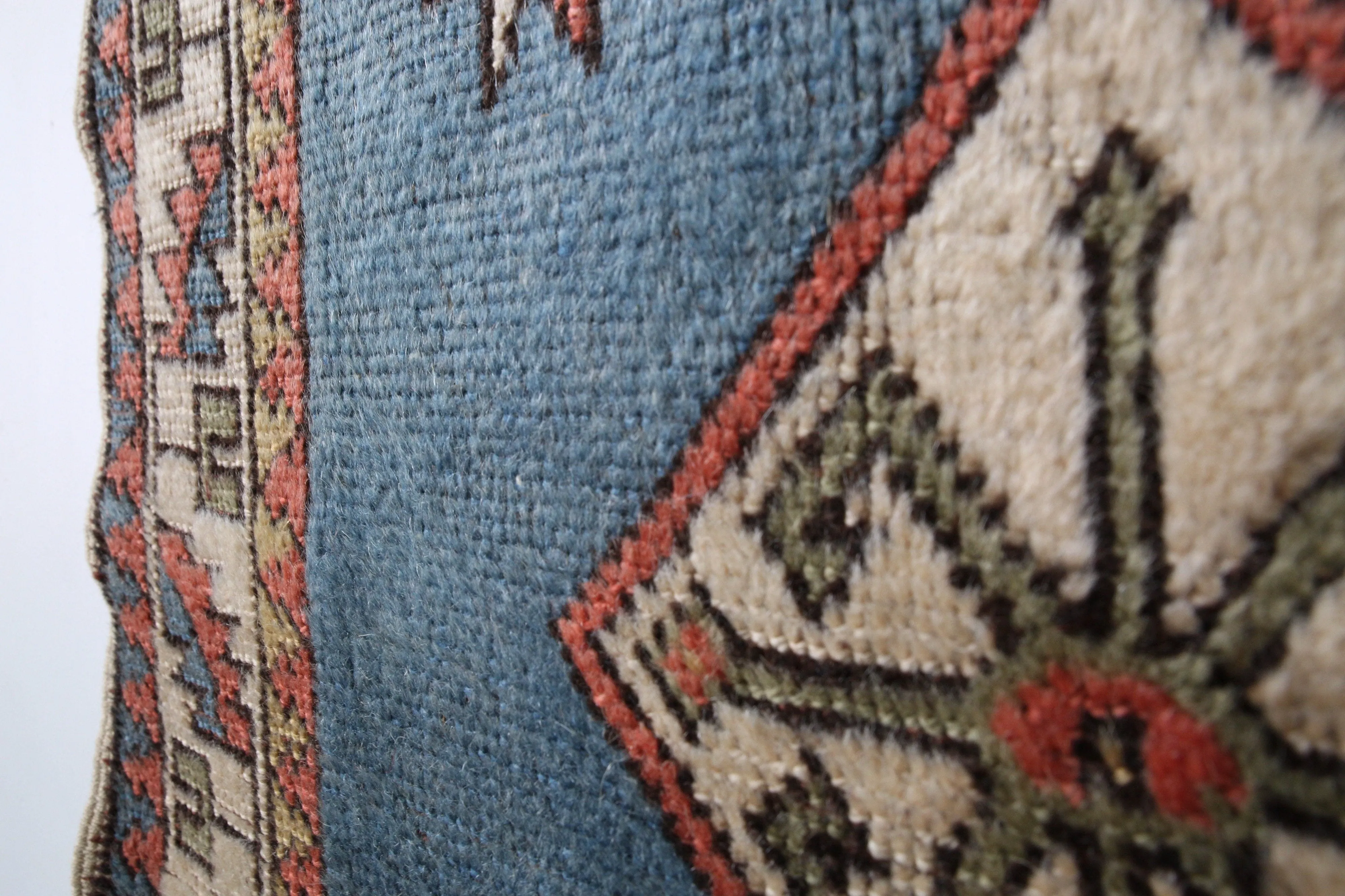Vintage Turkish Kars Kazak Runner Rug
