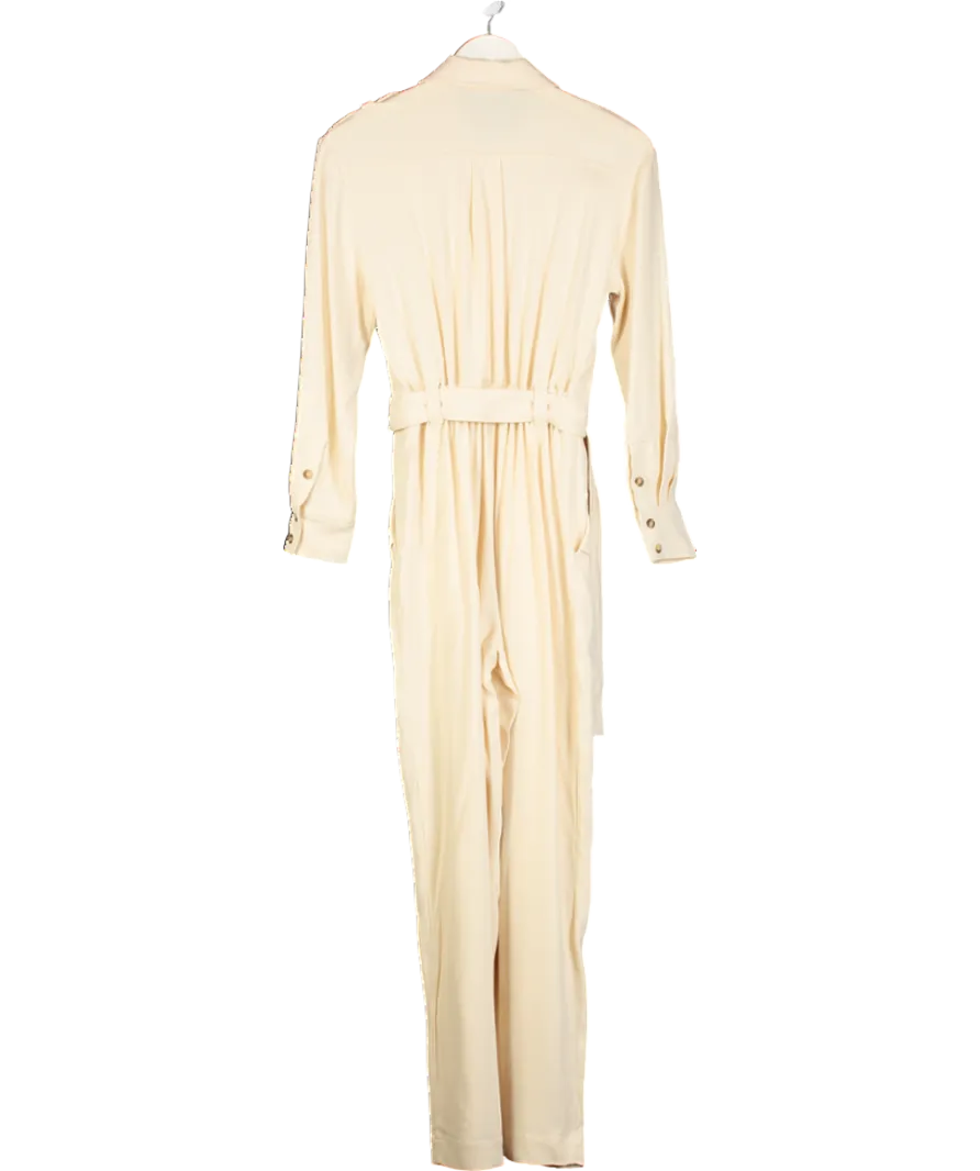 Vivere Cream Gabriel Jumpsuit UK 6