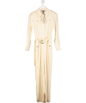 Vivere Cream Gabriel Jumpsuit UK 6