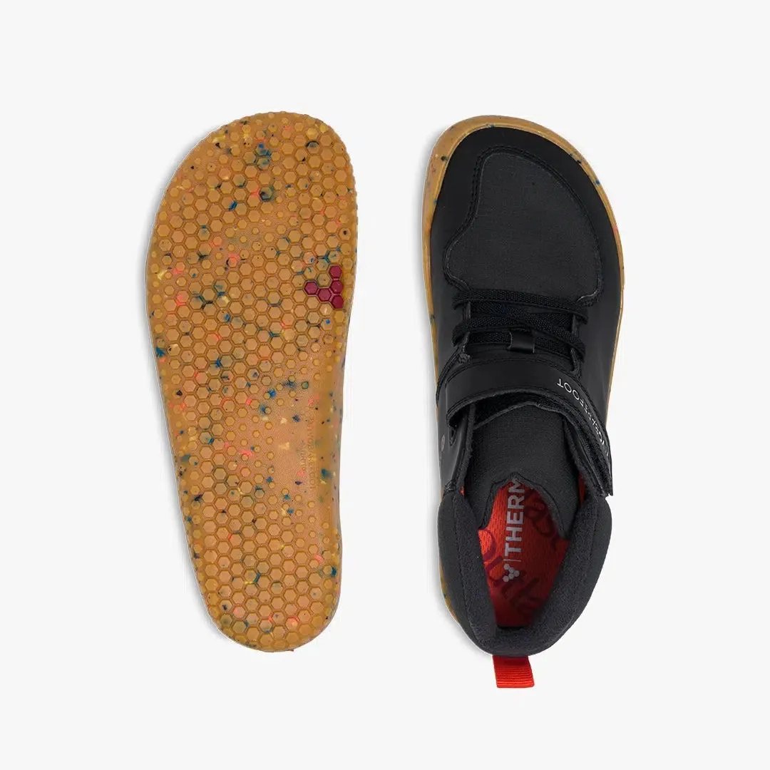 Vivobarefoot Primus Ludo Hi Preschool Obsidian