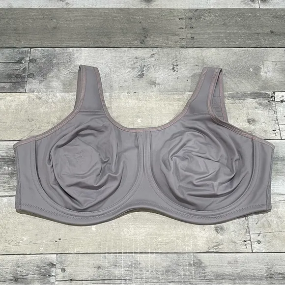 WACOAL Simone Seamless Underwire Sports Bra - Lilac Gray - Sz - 34H .US (B637)