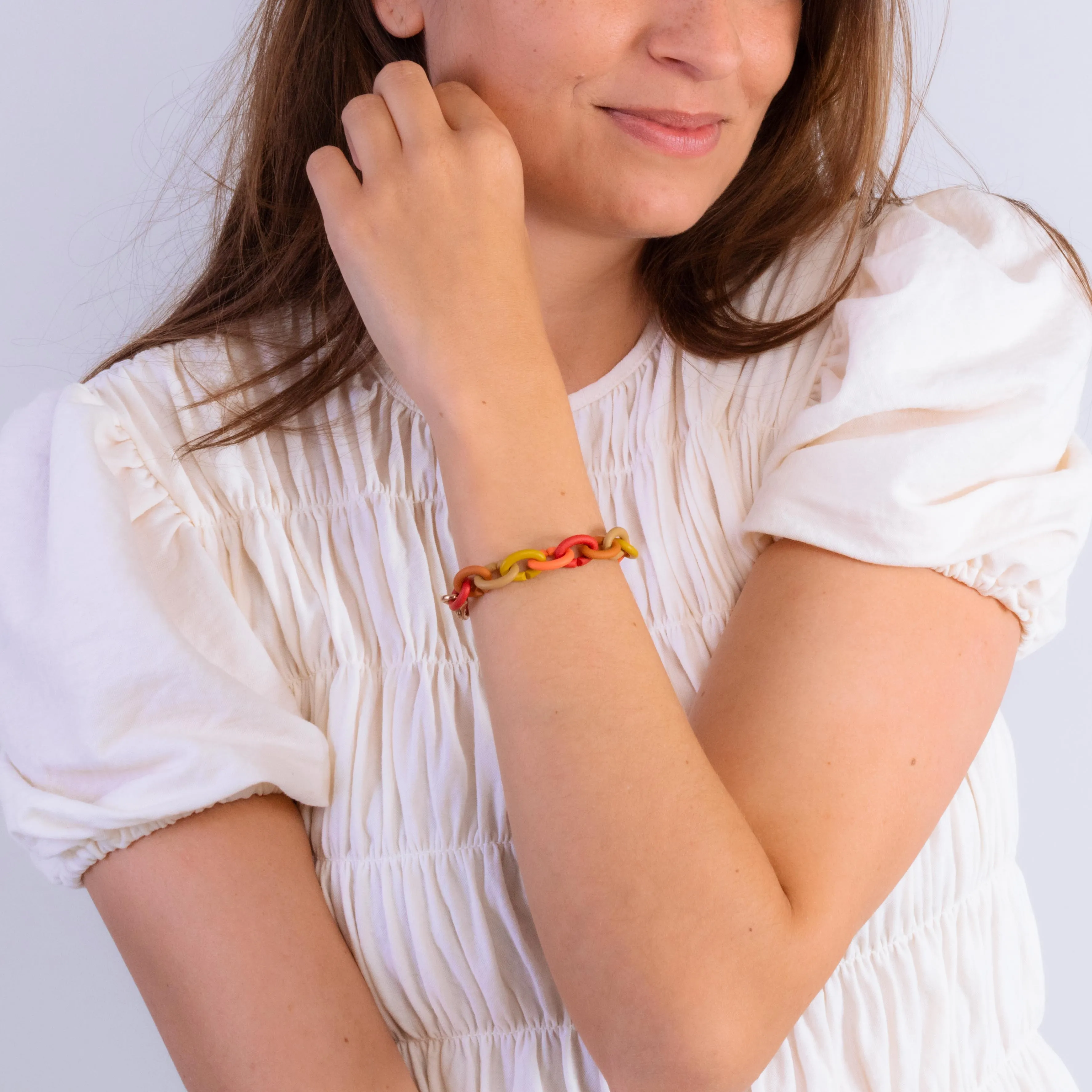 Warm Rainbow Bronze Bracelet