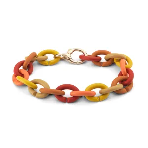Warm Rainbow Bronze Bracelet