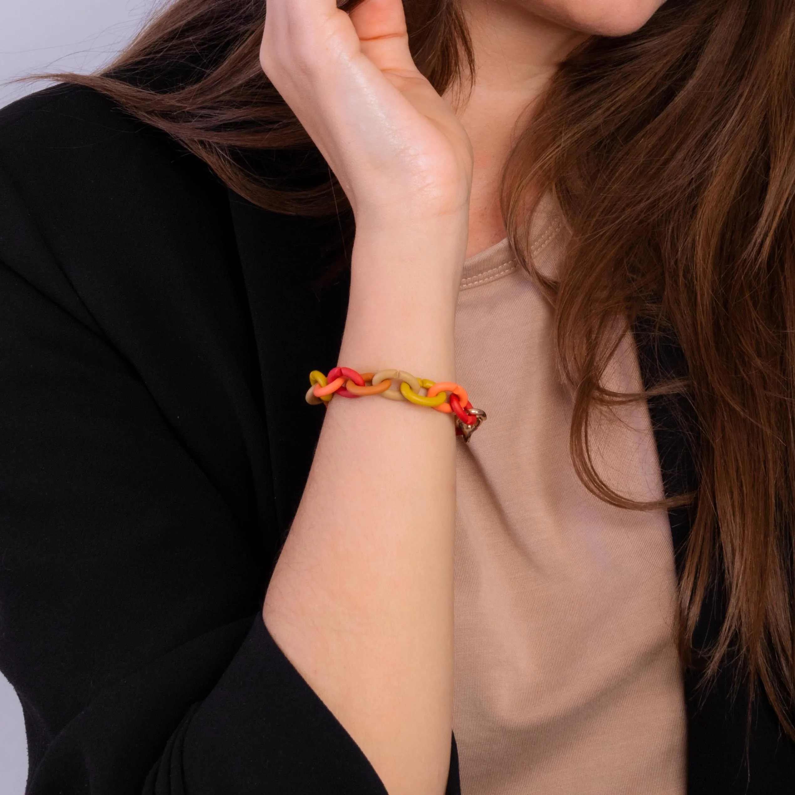 Warm Rainbow Bronze Bracelet