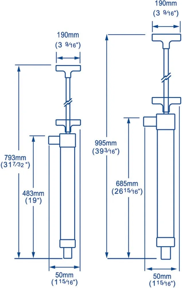 Whale Bailer - Short Barrel Pump
