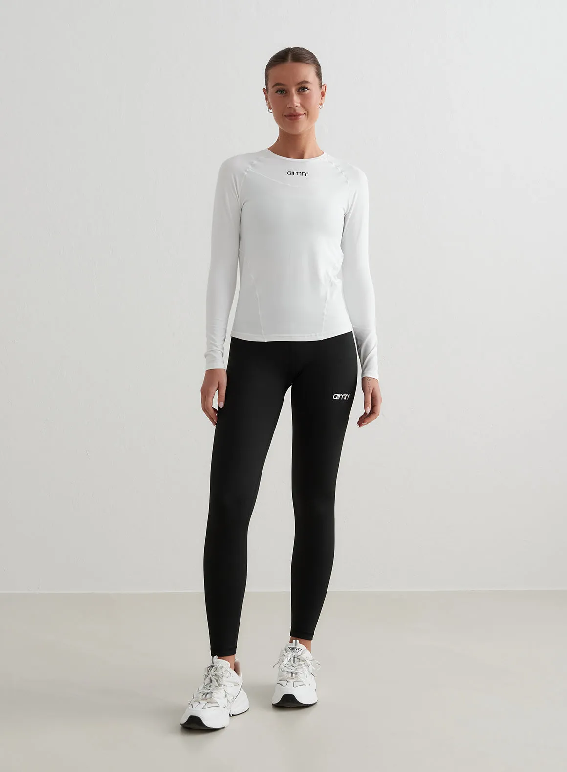 White Soft Basic Long Sleeve