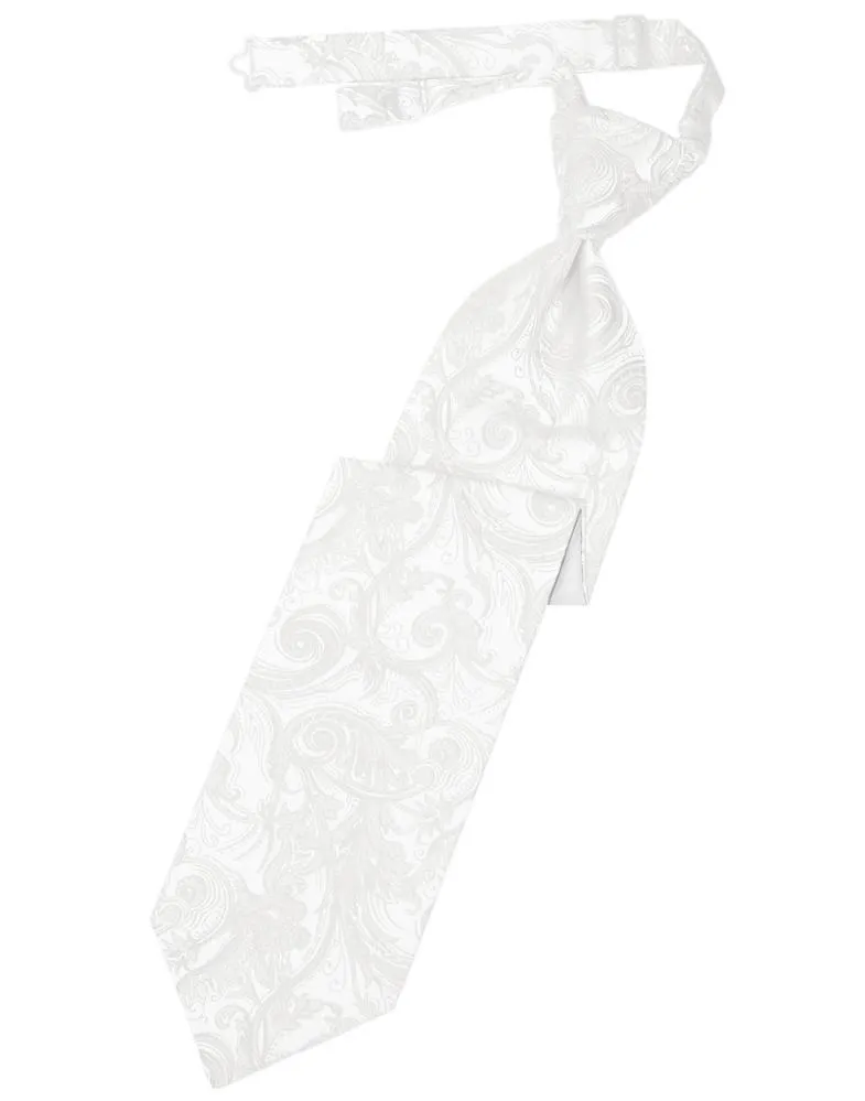 White Tapestry Kids Necktie