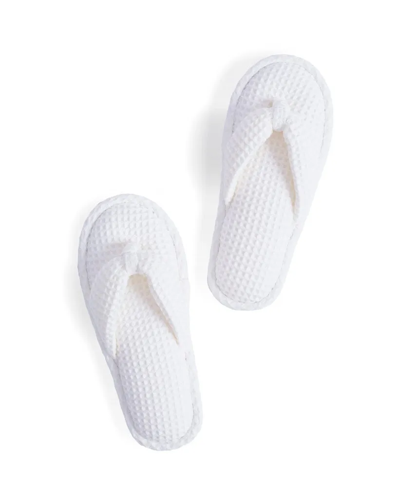 White Waffle Slippers (OUT OF STOCK)