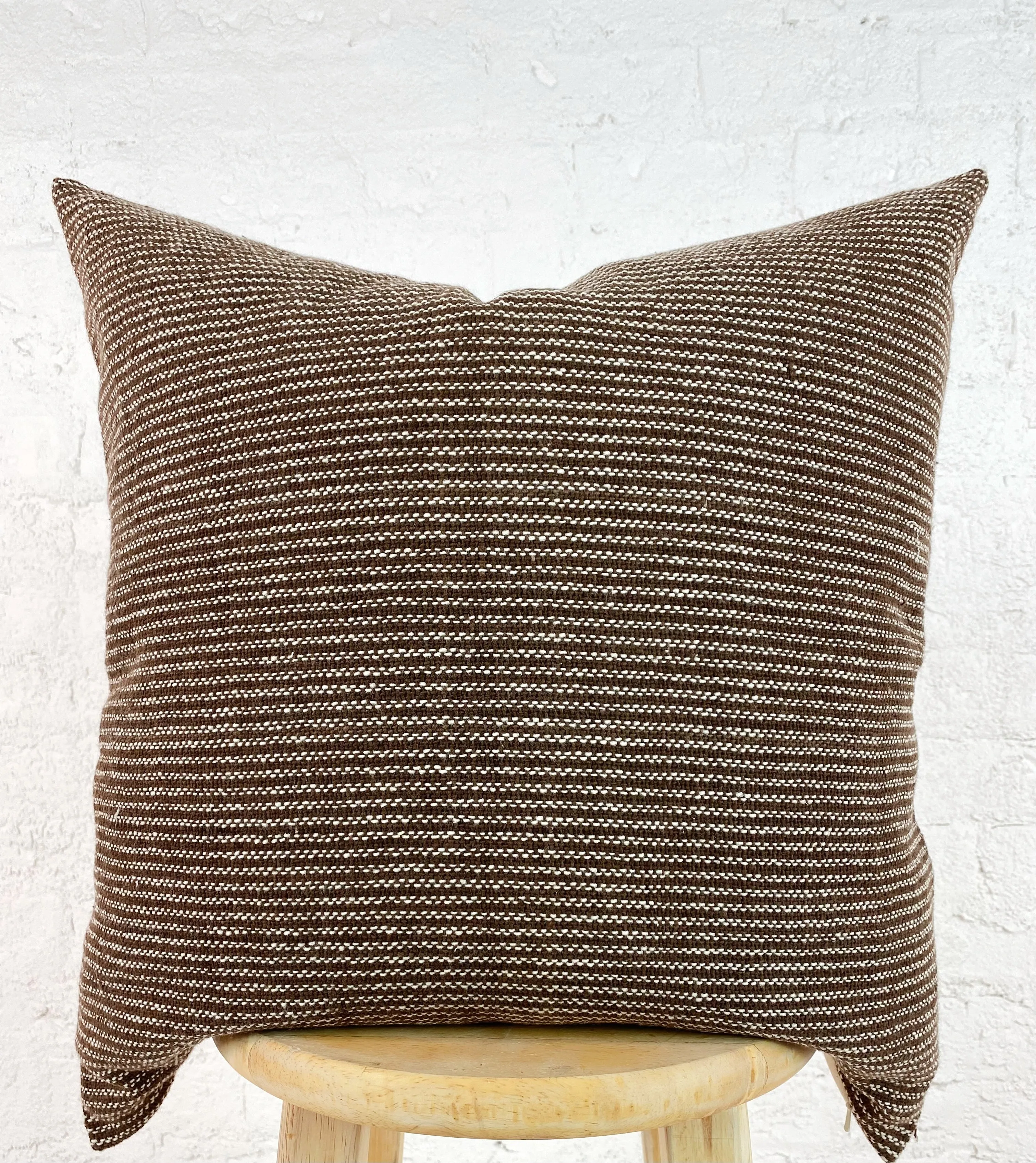 Woven Cotton Ebany Pillow