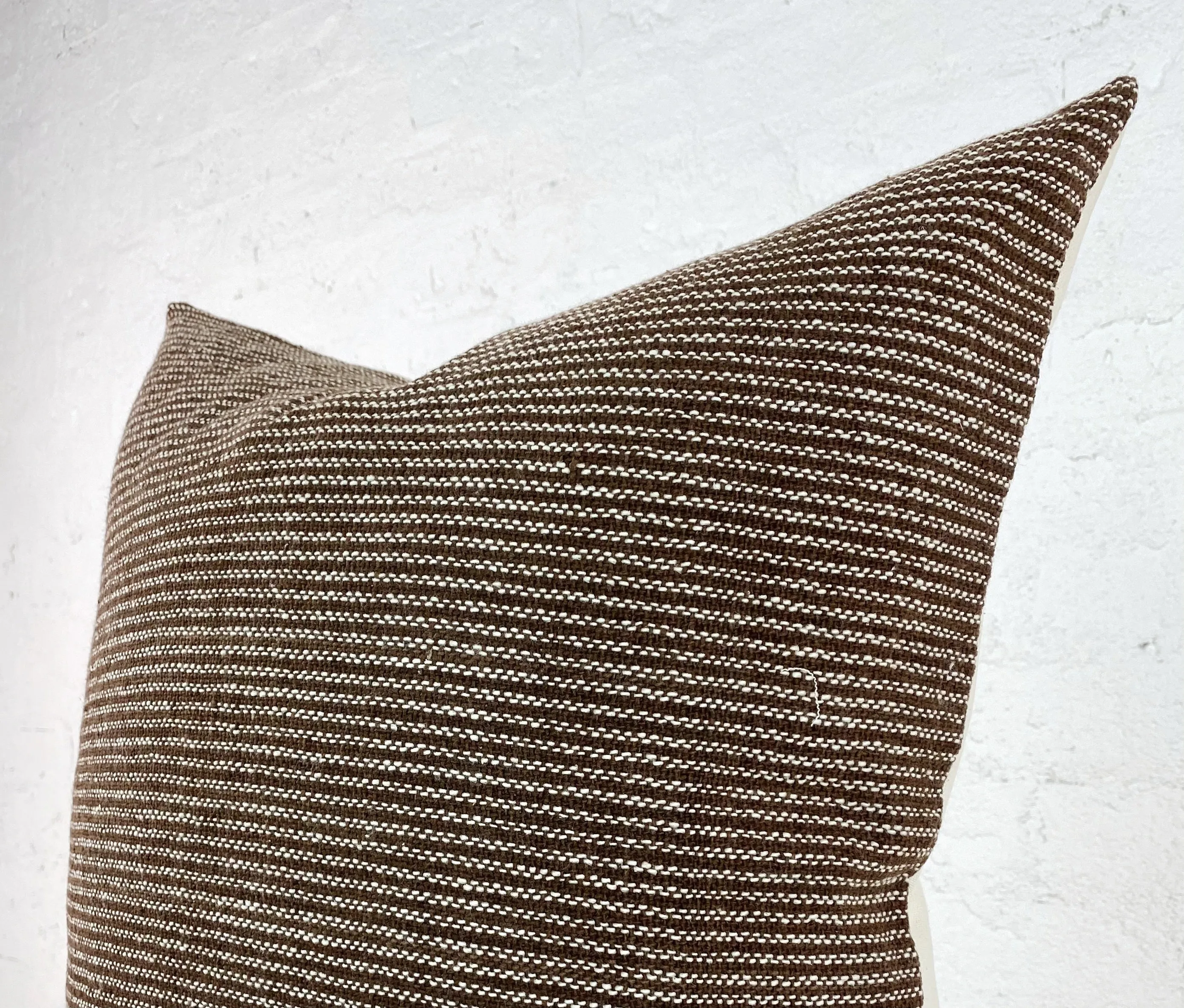 Woven Cotton Ebany Pillow