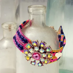 Woven Dreams Bracelet in Pink