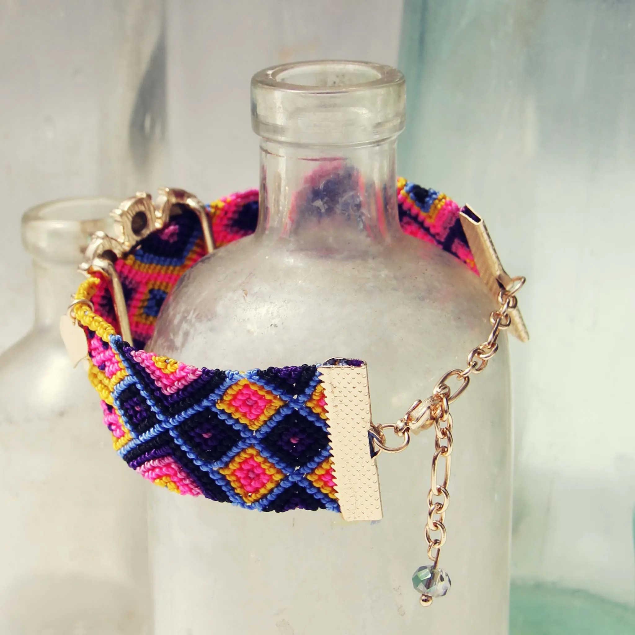 Woven Dreams Bracelet in Pink