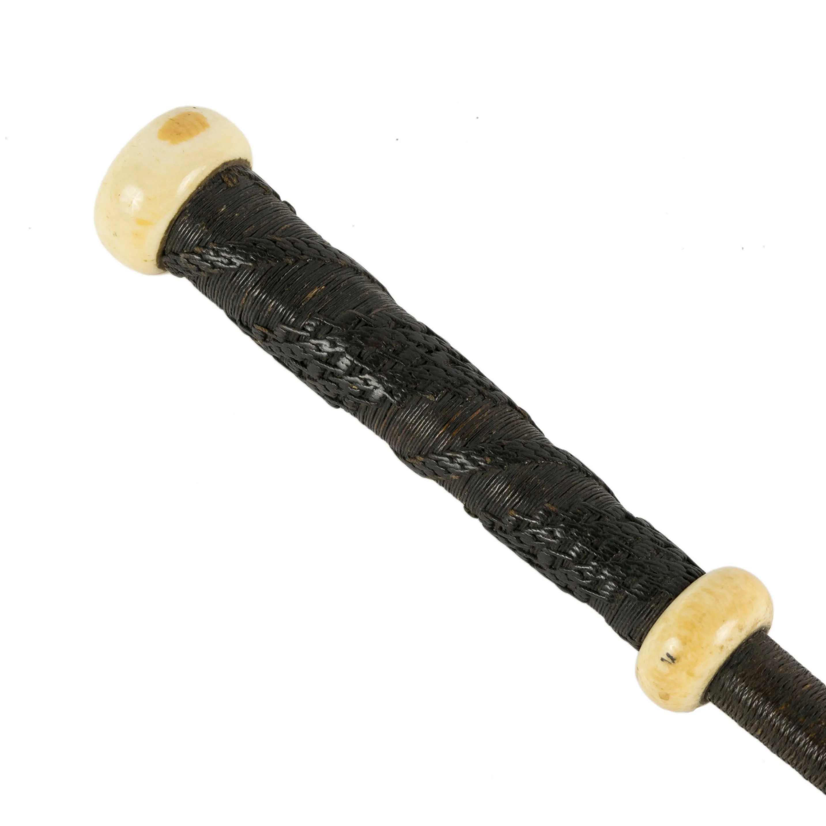 Woven Leather Quirt