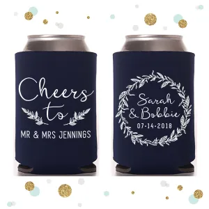 Wreath - Wedding Can Cooler #94R