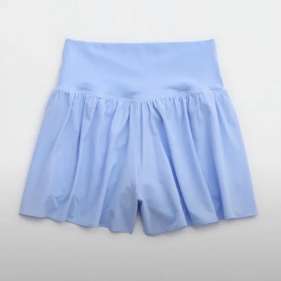 XS. S: Aerie Crossover Flowy Stretch Shorts