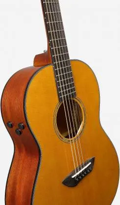 Yamaha CSFTA VN 6-String RH Acoustic-Electric Guitar – Vintage Natural w/ Durable Hard Bag
